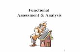 Functional Assessment & Analysis - Maynooth … · 2 Functional Assessment/Analyses As with behavioural ABC’s, functional assessment/analysis entails assumptions about the environmental
