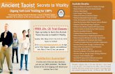 Ancient Taoist Secrets to Vitality Available Benefits · School of Tai Chi & Qigong will refund your ... Taoist Secrets to health & Vitality. ... $40 CE Certificate Fee Waived before