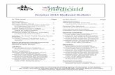 October 2014 Medicaid Bulletin - Amazon Web Services · October 2014 Medicaid Bulletin . ... If the U2 modifier is not entered on the claim, the claim will be denied indicating a