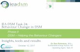 IEA DSM Task 24: Behaviour Change in DSM · IEA DSM Task 24: Behaviour Change in DSM ... “Building Operators are not part of corporate decision making ... Medical Center Plaza Case