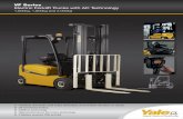 VF Series Electric Forklift Trucks with AC Technology0… · VF Series Electric Forklift Trucks with AC Technology ... ERP16 VF MWB/LWB mast details and capacity ratings ... Yale
