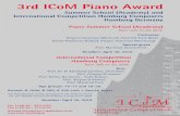 PowerPoint プレゼンテーション - osakaimc.com Piano Award and Masterclasses 2018… · € 300.- for the best performance of a work of Frederic Chopin granted by Theater im