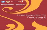 Panduan Lomba Pagelaran Mahasiswa Nasional … Penyisihan 2... · Setiap dokumen ditulis dalam bahasa Indonesia, namun dimungkinkan pemakaian beberapa ... Video Presentasi berdurasi