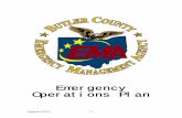 Emergency Operations Plan - Butler County, Ohio · This emergency operations plan is a ... and just east of the Indiana ... outage, extreme air pollution, transportation accident