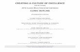 CREATING A CULTURE OF EXCELLENCE - ILMEA · CREATING A CULTURE OF EXCELLENCE ... ¥ A Copland Tribute - adapted by Clare Grundman IGSMA District 7 Organization Contest (March 10,
