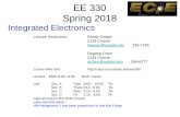 EE 330 Spring 2018 - Iowa State Universityclass.ece.iastate.edu/ee330/lectures/EE 330 Lect 1 Spring... · 2018-01-18 · EE 330 Spring 2018 Lecture Instructors: Randy Geiger ... Analysis