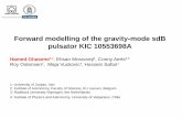 Forward modelling of the gravity-mode sdB pulsator …aelg/SDOB7/proceedings/... · Forward modelling of the gravity-mode sdB pulsator KIC 10553698A Hamed Ghasemi1,2, ... Z= 0.014
