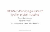 PROMAP: developing a research tool for protest mapping · PROMAP: developing a research tool for protest mapping ... Object actor: who would be ... went on a strike stang that the