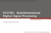 ECG782: Multidimensional Digital Signal Processingb1morris/ecg782/slides/slides07_segmentation.pdf · ECG782: Multidimensional Digital Signal Processing Image Segmentation . ... Input