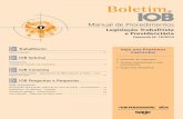IOB - Legislação Trabalhista - nº 19/2014 - 2ª Sem Maio · Manual de Procedimentos Legislação Trabalhista e Previdenciária Boletim j Boletim IOB - Manual de Procedimentos -