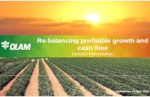 Re-balancing profitable growth and cash flow - Olam …olamgroup.com/wp-content/uploads/2014/05/23-May-2014-Investor... · Re-balancing profitable growth and cash flow 1 ... Paste,