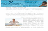 Eau et soins holistiques pour un lacher-prise · La séance individuelle et ... • 1 séance d’auto-massage • 4 ateliers d’initiation à la méditation en pleine conscience