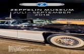 ZEPPELIN MUSEUM€¦ · 2 3 Lernen Sie das Zeppelin Museum kennen! Unsere Führung durch die Sammlungen des Museums: Technik und Kunst im Überblick jeden Sonntag, 14 – 15.30 Uhr