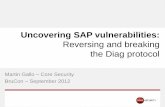 Uncovering SAP vulnerabilities - BruCON 2017files.brucon.org/2012/Uncovering_SAP_Vulnerabilities.pdf · Uncovering SAP vulnerabilities: Reversing and breaking ... PA G E 15 NI (Network