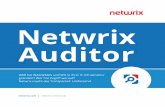 DATECHEET 2015 GERMANY v2++ - cio-solutions.de · Netwrix Auditor for Active Directory Netwrix Auditor for File Servers ermöglicht auch die Überwachung von EMC und NetApp Netwrix