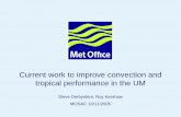 Current work to improve convection and tropical ...research.metoffice.gov.uk/research/nwp/publications/mosac/ppt-2005... · modelling, aviation and climate ... Total heat thinking