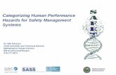 Categorizing Human Performance Hazards for Safety ... · Bill-dr.johnson@faa.gov 678.777.3873 Federal Aviation Administration Categorizing Human Performance Hazards for Safety Management