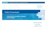 Caroline Nicholas - Public Procurement - UNCITRAL · UNCITRAL United Nations Commission on International Trade Law Fraud and corruption in public procurement WG on Prevention - Why