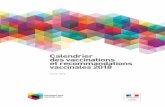 Calendrier des vaccinations et recommandations …solidarites-sante.gouv.fr/IMG/pdf/calendrier_vaccinations_2018.pdf · Calendrier des vaccinations et recommandations vaccinales 2018