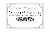 Simplifying - AlBaserah | ALBASEERAH · ﺔﻴﻣﻭﺮﺟﻷﺍ ﲑﺴﻴﺗ Simplifying Al-Ajaroomiyyah @@ COMPILED BY: ABUL-LAYTH QASIM IBN AGGREY MUTIVA