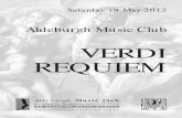 VERDI REQUIEM … · performance of a newly commissioned piece, ... as God promised to Abraham. ... through the tombs of every land, will gather all before the throne.