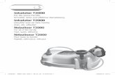 Inhalator T2000 - alphega-apotheken.de · Inhalator T2000 Für die ganze Familie Schnelle, leise und e ektive Vernebelung Inhalator T2000 Geschikt voor de hele familie Snel, stil,