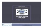 2014 Town of Raymond Report - Tel: 207-655-4742 Fax: 207 ... · 2014 Town of Raymond ... Pan Atlantic SMS Group, ... Use of and satisfaction with the Town’s citizen communication