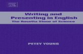 Writing and Presenting in English - library01.comlibrary01.com/v/Writing and Presenting in English - The Rosetta...Writing and Presenting in English: The Rosetta Stone of Science PETEY