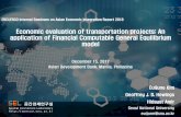 Economic evaluation of transportation projects: An ... · Economic evaluation of transportation projects: An application of Financial Computable General Equilibrium model ERCI/ERCD
