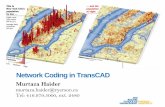 Network Coding in TransCAD - الصفحات الشخصية ...site.iugaza.edu.ps/emasry/files/2014/09/TransCAD_networks.pdf · Basics: Network • Definition: A special TransCAD data