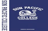 SPC ENGLISH BROCHURE 2013 - Sun Pacific College · 10 Cours d'anglais - Immersion totale - Cours intensifs - Cambridge FCE ... Cambrigde FCE & CAE, préparation au TOEIC et IELTS