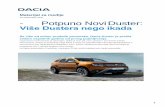 12 septembar 2017 - Potpuno Novi Duster - Daciadacia.rs/download/novosti/dacia-frankfurt-motor-show-2017... · Oprema koja se nikad ranije nije ugrađivala u Dacia automobile „Želeli