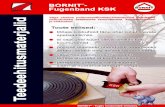 BORNIT@- Fugenband KSK BORNITbornitbaltic.ee/wp-content/uploads/2017/01/BORNIT-Vuugilint.pdf · BORNIT@- Fugenband KSK BORNIT Toote eelised: tööaja kokkuhoid tänu ühel küljel