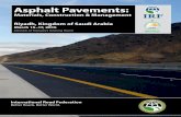 Materials, Construction & Management Riyadh, … CHAIRMAN’S INTRODUCTION 1 Taking Asphalt Pavements to New Levels in Saudi Arabia Roads are the world’s first “social network”