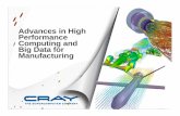 Advances in High Performance Computing and Big …€¦ · Cray HPC Solutions For Manufacturing Cray’s performance optimized environments for virtual prototyping and advanced analytics