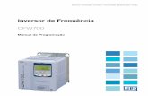 Inversor de Frequência - servicedrive.com.br§ão... · Manual de Programação Série: CFW700 Idioma: Português N º do Documento: 10000796176 / 03 Versão de Software: 2.0X Data
