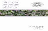 biológia ekológia chémia - bech.truni.skbech.truni.sk/prilohy/BECH_3-4_2012.pdf · RECENZIE posúdenie nových publikácií z odborov OSOBNOSTI A VÝROČIA profil osobností z