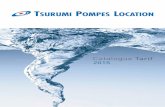 Catalogue Tarif 2015 Catalogue Tarif 2015 · Application : eaux chargées de chantier ou de mines, puits de centres d’enfouissement technique, constructions avec grands dénivelés,