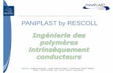 PANI PLAST by RESCOLL - innovdays-plasturgie.com · Principaux secteurs d’application : - Le nautisme - L’éolien - Le transport. RESCOLL , Société de Recherche – 8 Allée