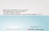 BusinessNet Connect Integrační příručka UniCredit … · Denní výpisy / MT940 – MultiCash strukturovaný, MultiCash nestrukturovaný, Gemini Výpis s pohyby během dne