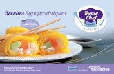 Recettes hypoprotidiques - NUTRICIA Nutrition Clinique ... · est très heureux de vous offrir ce livre de recettes, qui vous accompagnera facilement dans la réalisation de vos plats