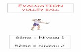 EVALUATION - eps.ac-amiens.freps.ac-amiens.fr/.../eps.ac-amiens.fr/IMG/pdf/Fiche_9_Volley_Ball.pdf · EVALUATION VOLLEY BALL NIVEAU 2 COMPETENCE: Dans un jeu à effectif réduit,