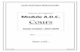Module A.D.C. Cours - chari.123.ma · COURS – Unité A.D.C Page 3/52 ...