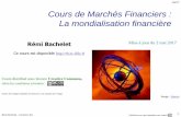 mai 17 Cours de Marchés Financiers : La …rb.ec-lille.fr/l/Marches_financiers/Marches_Financiers_-_La... · – Mode de règlement des conflits consensuel, confidentiel et rapide