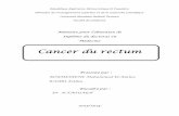 Cancer du rectum - Depot institutionnel de l'Universite ...dspace.univ-tlemcen.dz/bitstream/112/6587/1/Cancer-du-rectum.pdf · Diplôme du doctorat en Médecine Cancer du rectum ...