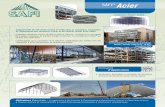 TM Acier - safi.com · Intégré à SAFI 3D, SAFI Acier permet la vérification, la conception, l’évaluation et l’optimisation des structures d’acier et des poutres mixtes