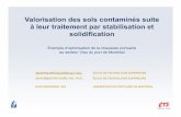 Valorisation des sols contaminés suite à leur traitement ... · Boudreault et al. Atelier national sur les infrastructures maritimes, 3 février 2016 PARTIE I: Introduction sur