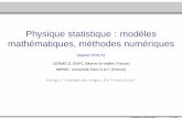 Physique statistique : modèles mathématiques, …cermics.enpc.fr/~stoltz/Seminars/stoltz_Strasbourg.pdf · Plan de l’exposé Introduction à la physique statistique Description