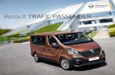 Renault TRAFIC PASSENGER - renault-suisse.ch · Der Renault TRAFIC PASSENGER macht Lust aufzubrechen … Ein robustes Design, dynamische Linien und grosszügige Abmessungen sorgen