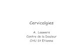 A. Lauwers Centre de la Douleur CHU St Etiennestorage.canalblog.com/34/61/140155/6142797.pdf · cardan osseux C1/C2 ... syndromes myofasciaux • Provoqués par des microtraumatismes